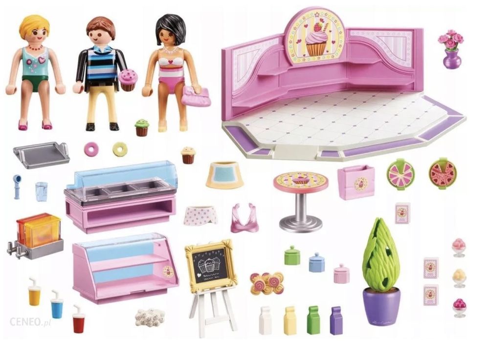 Klocki Playmobil 9080. City life Kawiarnia Cupcake