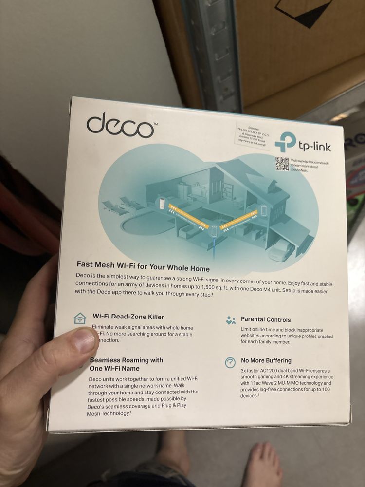 TP-Link Deco M4 – Whole Home Mesh Wi-Fi Unit (AC1200)