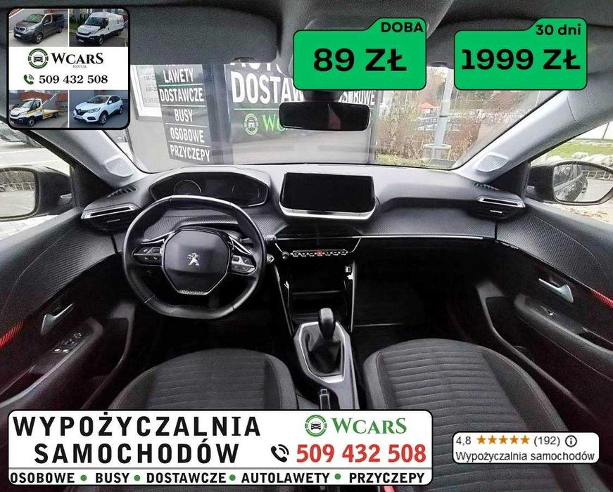 Wypożyczalnia samochodów aut osobowych Wynajem dostawcze bez kaucji