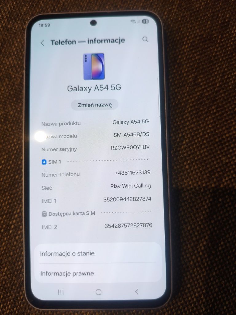 Samsung a54 w idealnym stanie