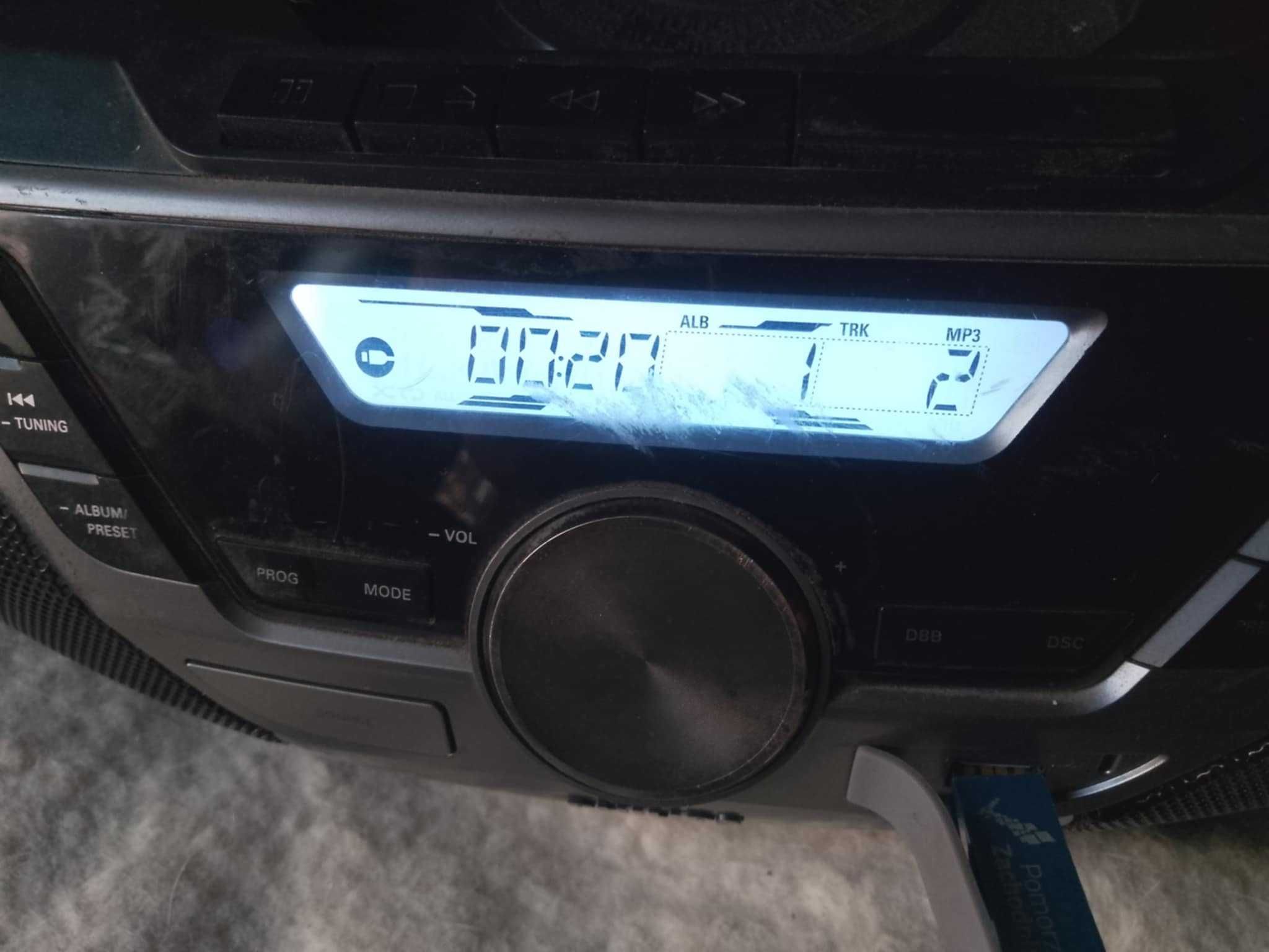 radiomagnetofon philips az790/12 usb radio cd kaseta aux