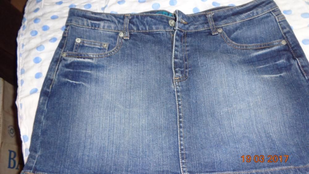 spódniczka jeans mini L