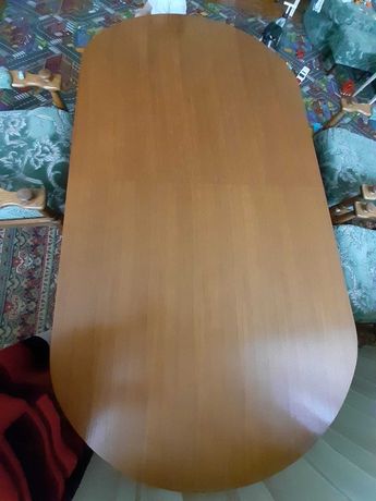 Stół drewniany owalny do salonu 170cm x 90ćm