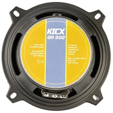 Коаксіальна акустична система Kicx QR-502 та QR-402