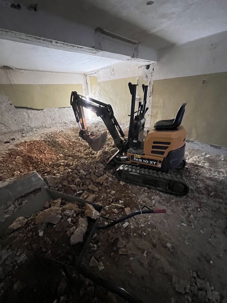 Wyburzenia Rozbiórki Przebudowy  Podciagi Wywoz Gruzu