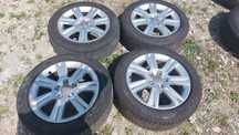 FELGI AUDI A4 A5 A6 7.5J R17 ET45 8K0601025B KOMPLET Z OPONAMI
