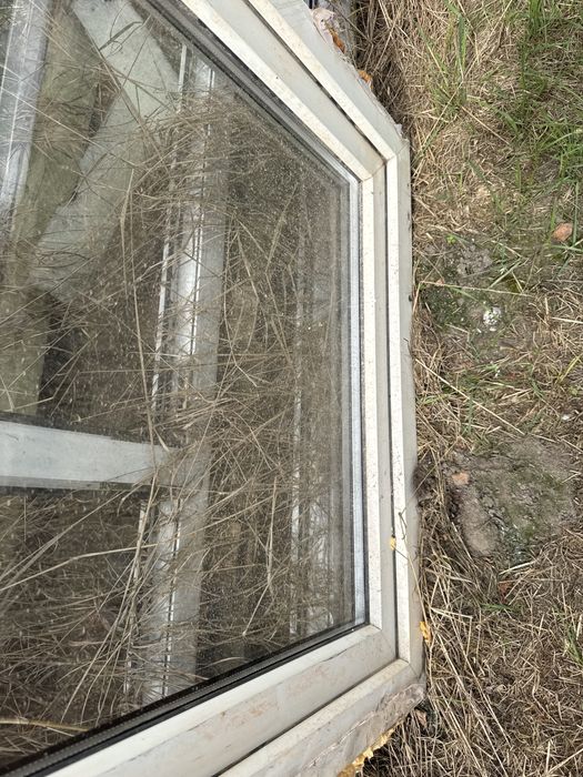 1x okno balkonowe 87x220 tarasowe biale Ru (rozwierno uchylne transpor