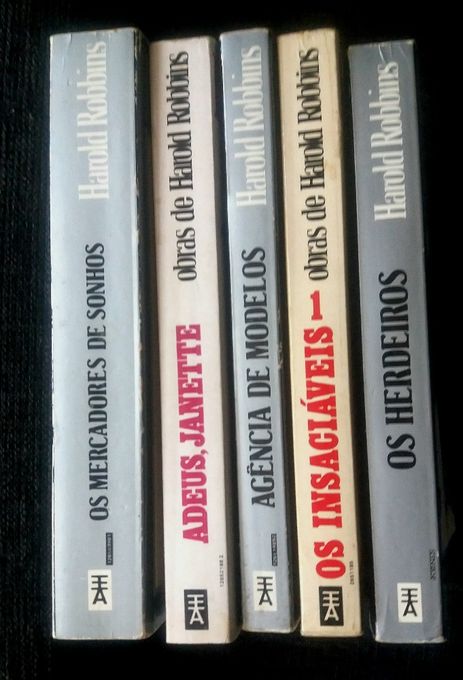 Lote livros de Harold Robbins