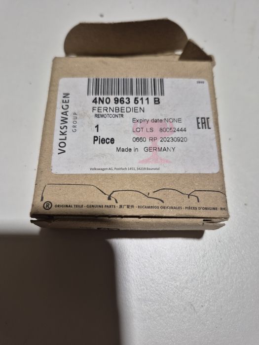 NOWY Pilot AUDI 4N0963.511 b ogrzewanie postojowe Webasto
