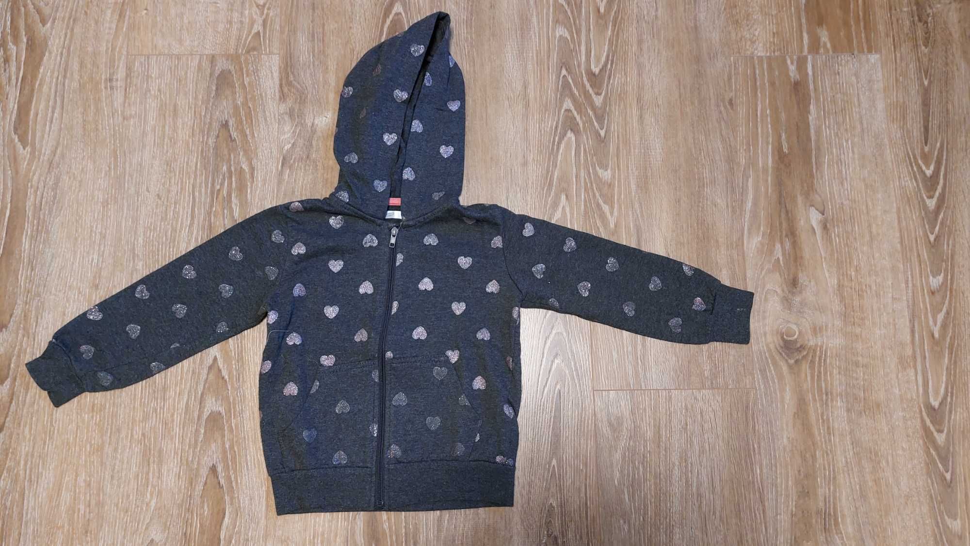 bluza rozpinana z kapturem r. 128, Pepco