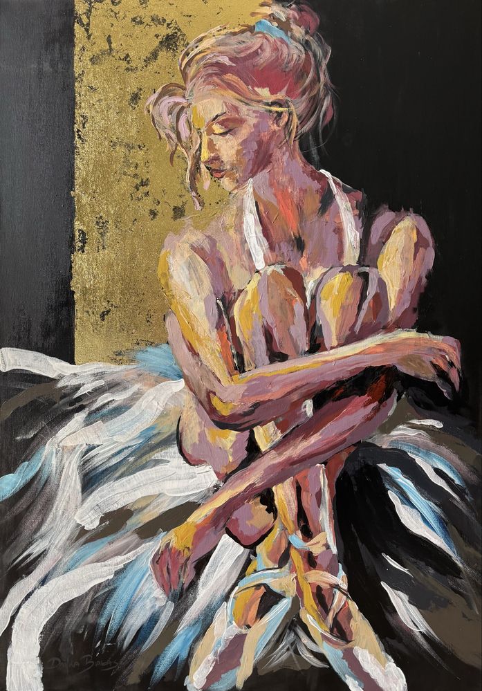 Obraz Tancerka 100x70 cm