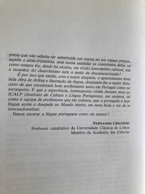 Livro falar melhor, escrever melhor - 1ª edição: abril de 1991