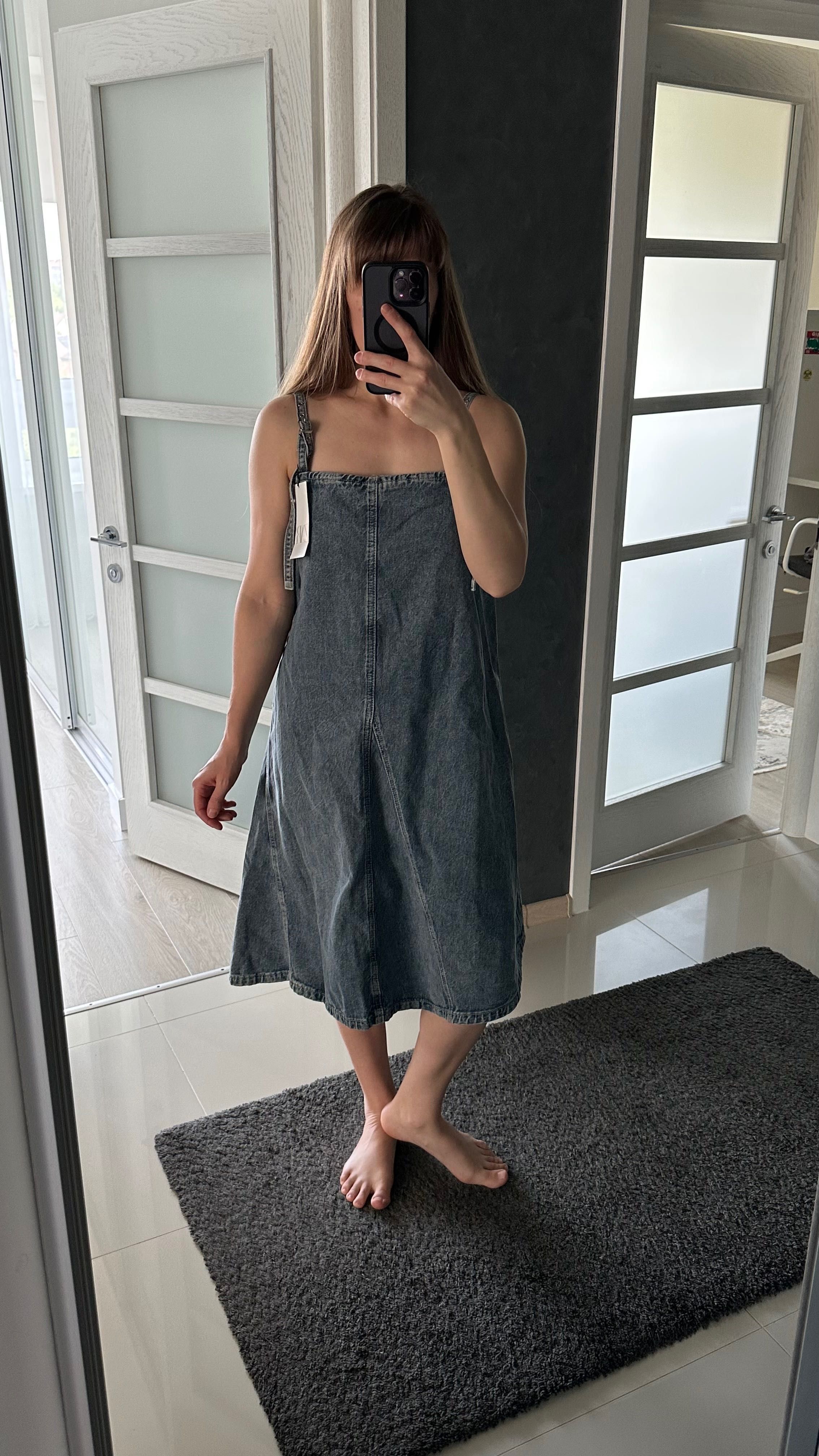 Джинсовий сарафан бренду Zara
