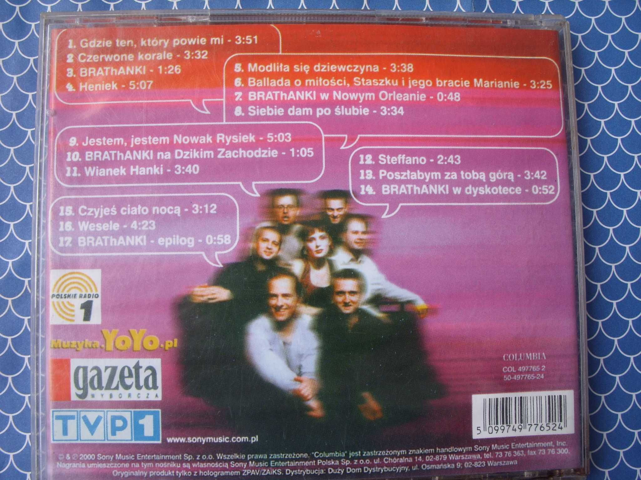 +Plyta cd; BRATHANKI --ANO! 2000 rok.
