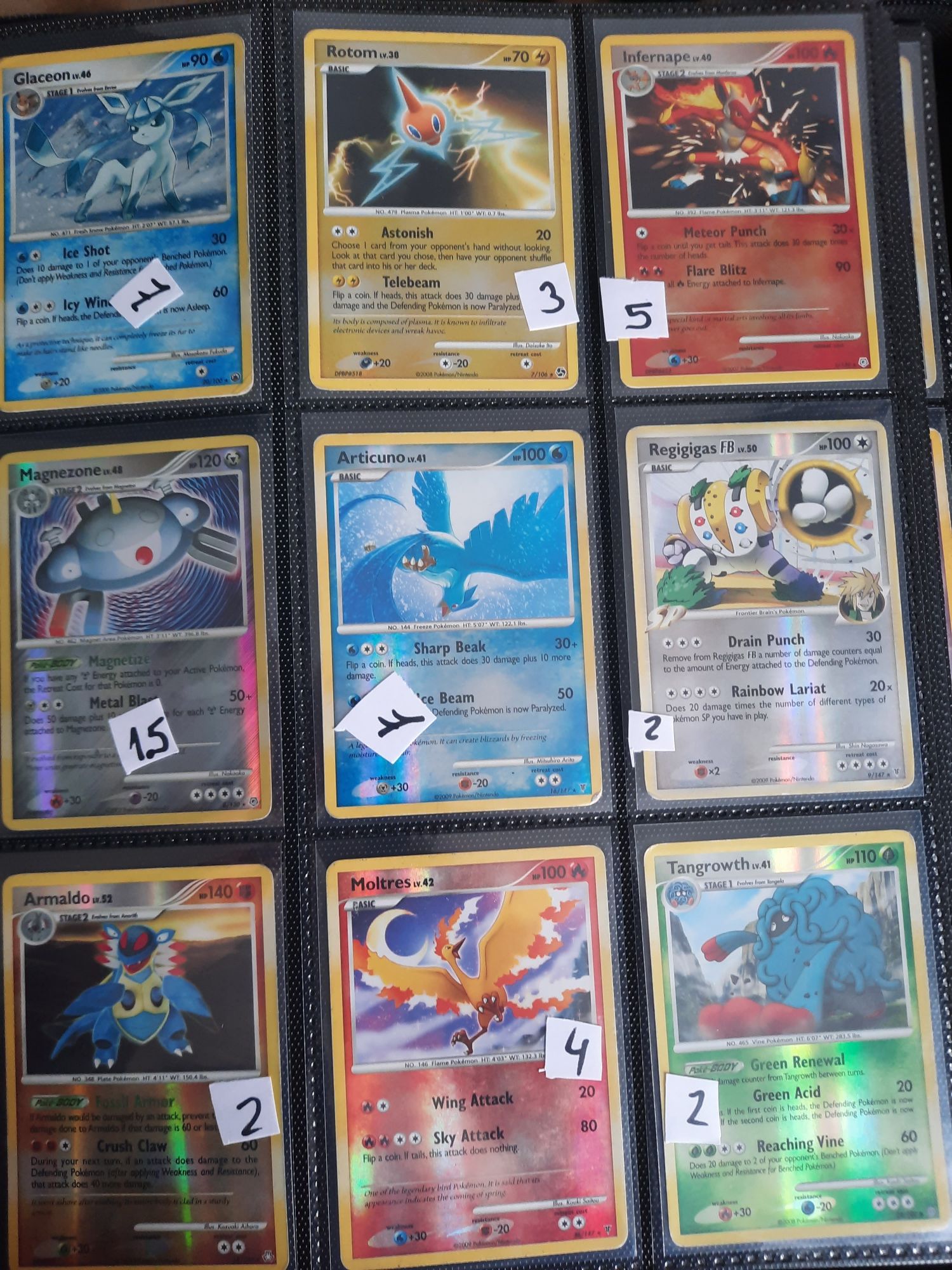 Cartas pokemon antigas