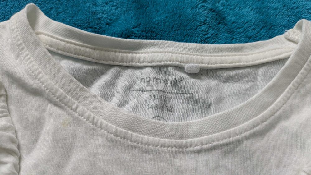 Biala bluzka szkolna 146 - 152 11 lat