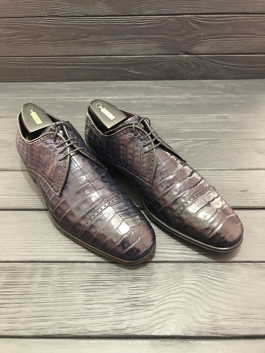 Дербы Lidfort из кожи крокодилла zilli
