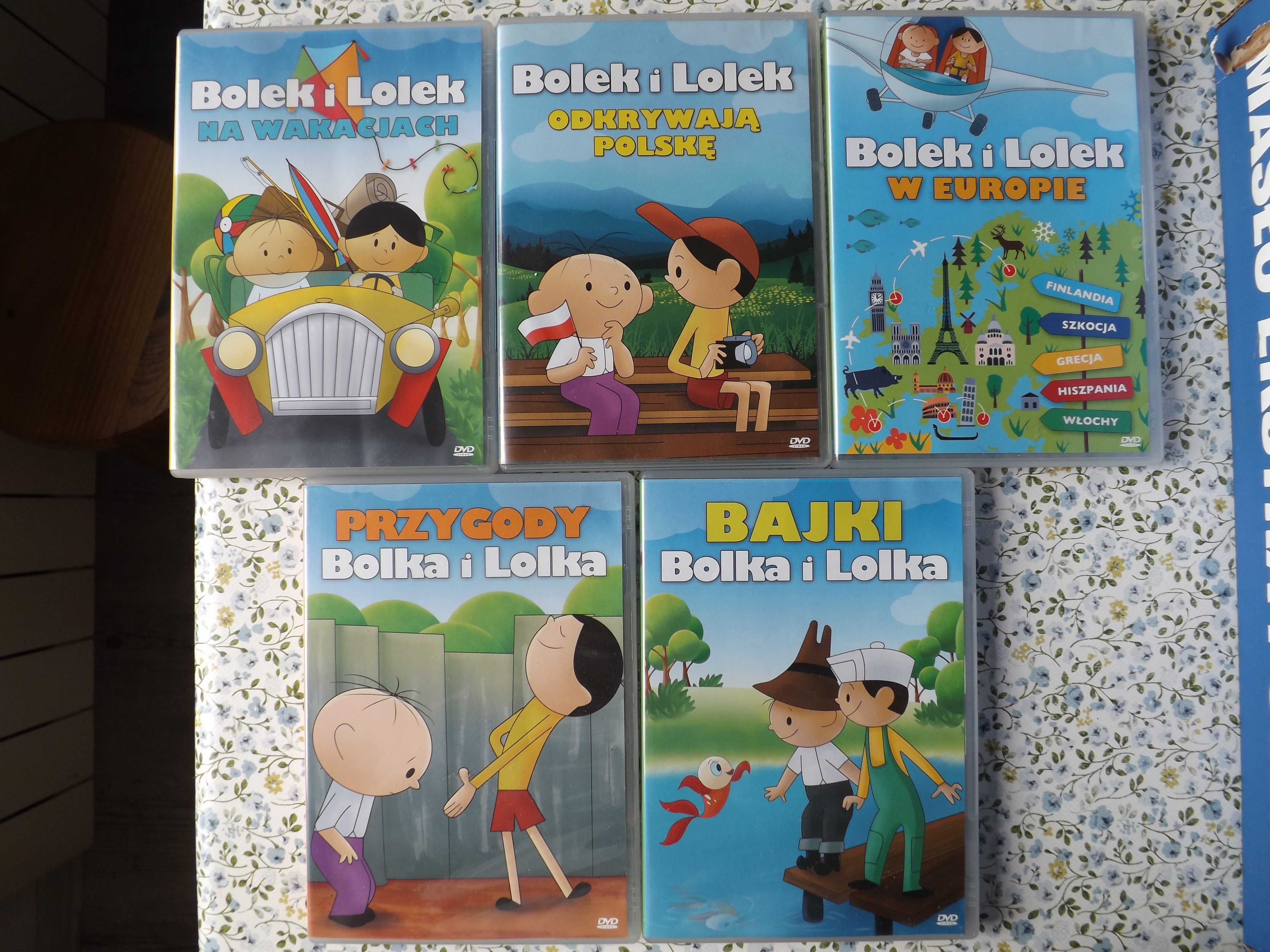 Bolek i Lolek w Europie i inne 5 dvd bajki filmy