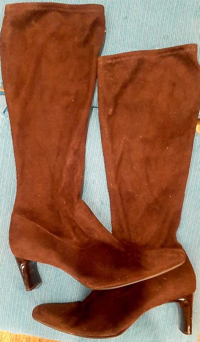 Kozaki zamszowe, rozmiar 38