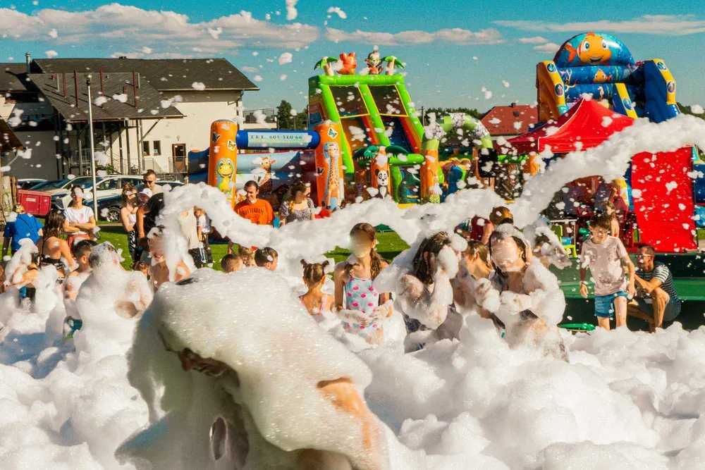 Piana party wytwornica do piany 360 armatka dmuchaniec zjeżdżalnia