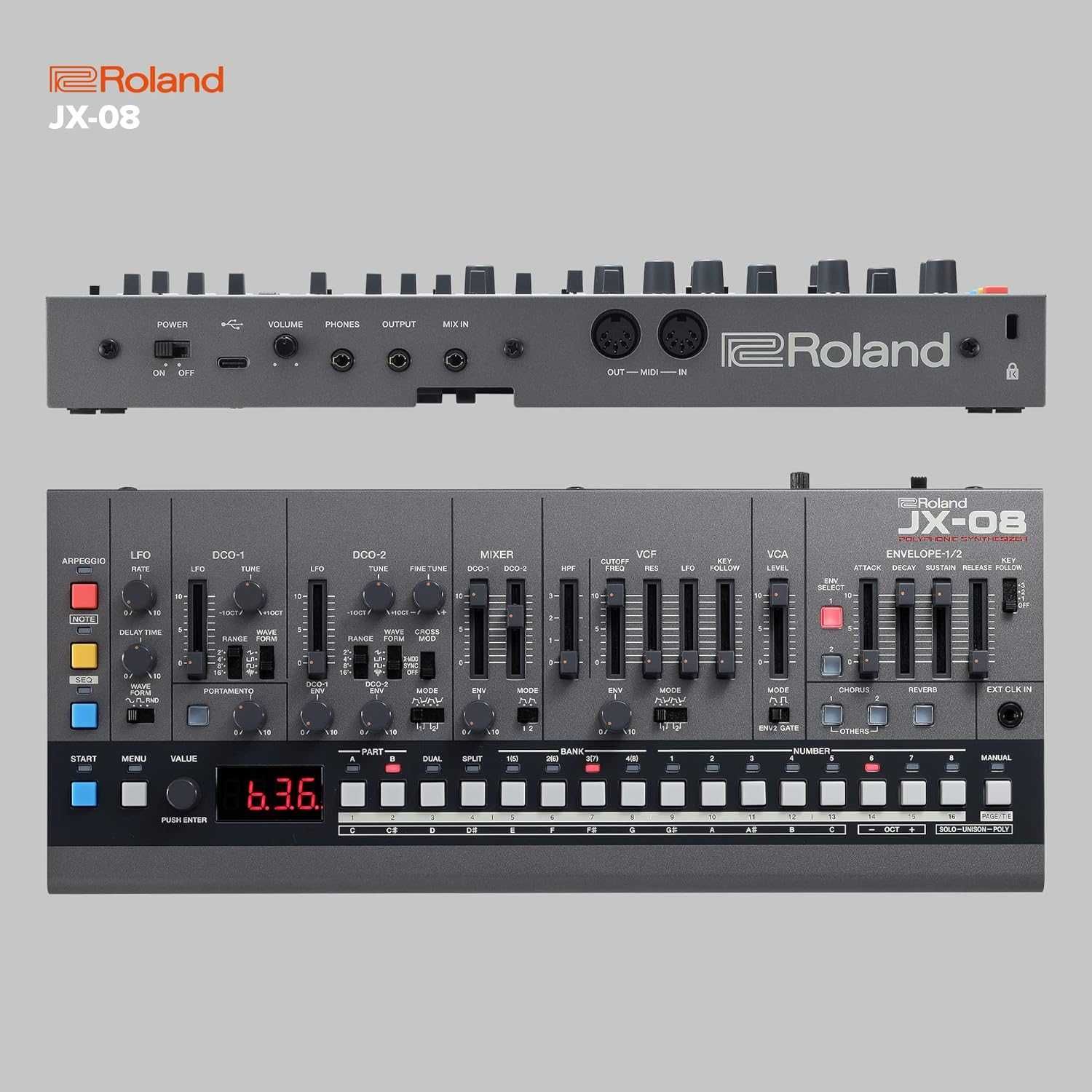 Roland JX-08 moduł dźwiękowy, brzmieniowy, syntezator. Nowy. Okazja GW