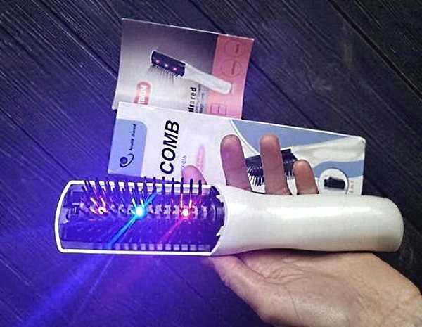 Расческа-вибромассажер с инфракрасным излучением, Comb XTK-016