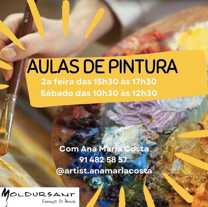 Aulas de desenho e Pintura