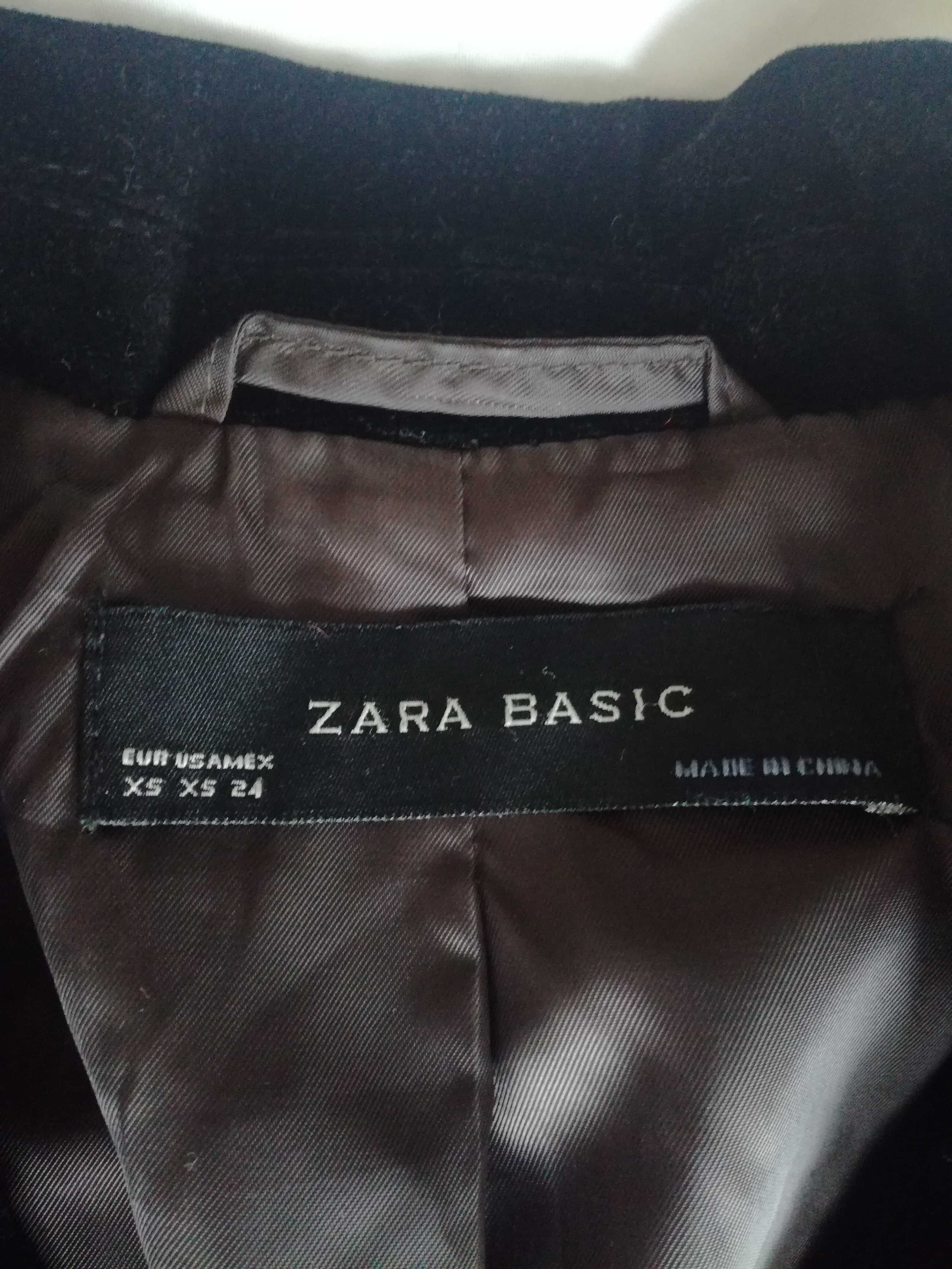 Пиджак Черный бархатный Zara xs