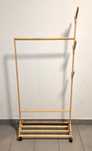 Wieszak Drewniany Bambusowy 157 x 68 x 35 cm