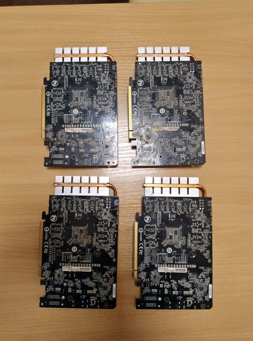 Продам чотири відеокарти Gigabyte P 106 на запчастини одним лотом.