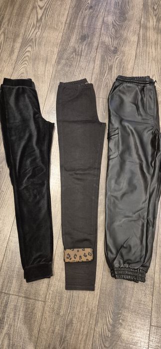 Термолегінси Calzedonia, штани Next з екошкіри на 10-12р.
