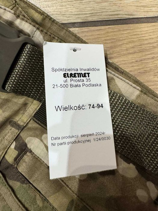 Kombinezon ćwiczebny letni ws w kamuflażu dkws 118 ws mundur grom