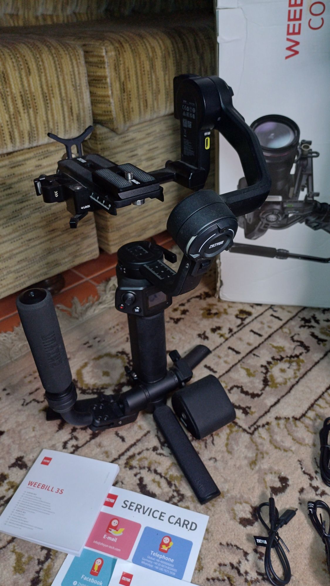 Zhiyun weebill 3s combo (novo)