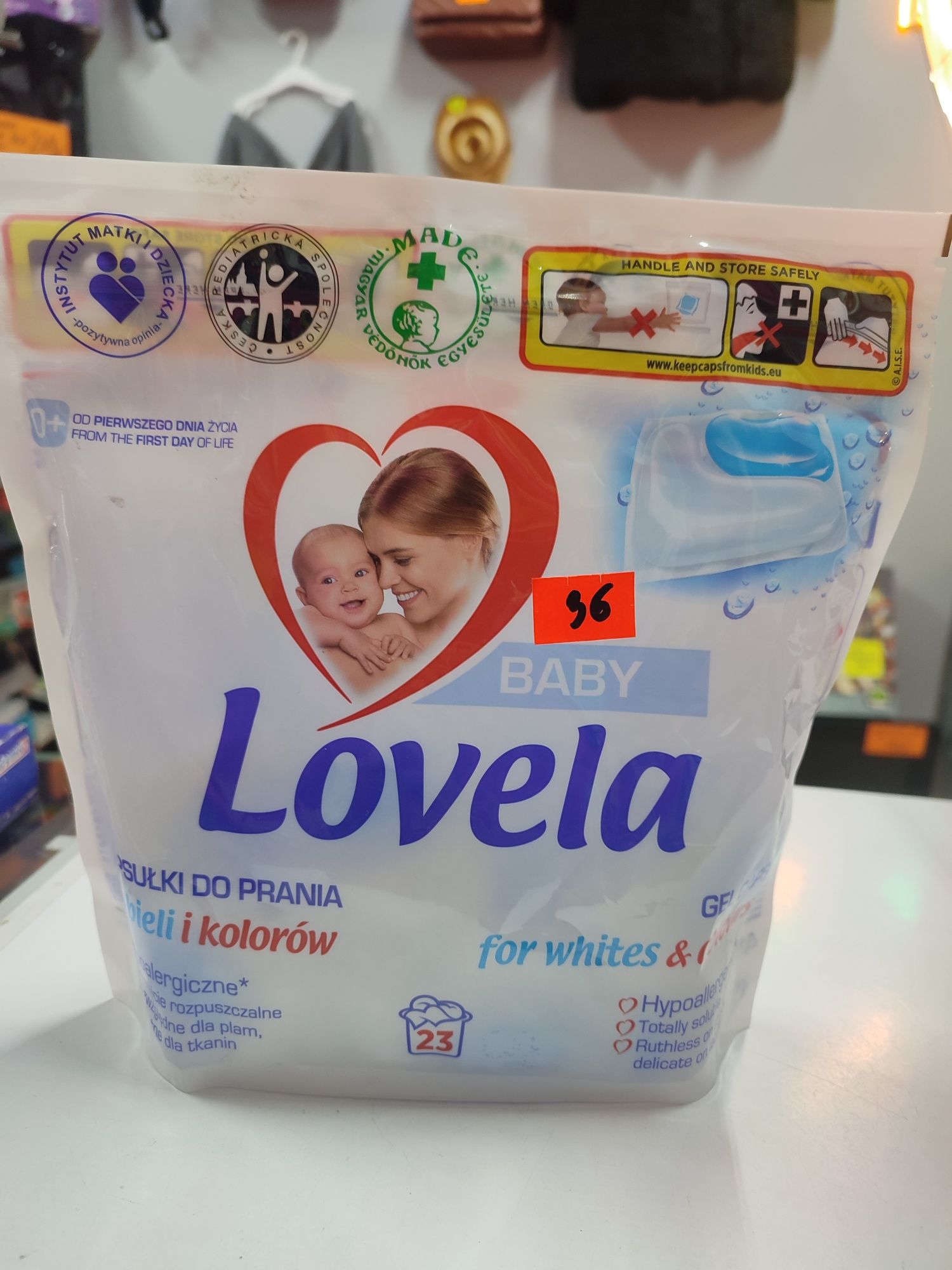 Kapsułki do prania ciuchów dla niemowląt Lovela Baby 23sz