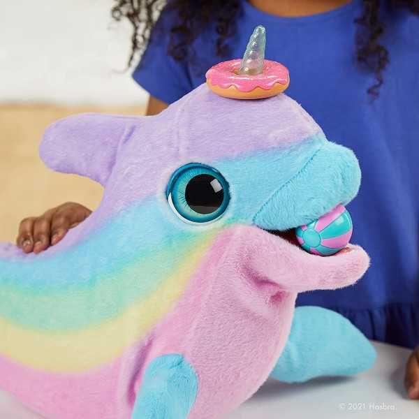 Furreal Friends Wavy The Narwhal нарвал Интерактивный радужный F2604