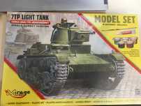 Lekki czołg jednowieżowy 7TP model do sklejania skala 1/35