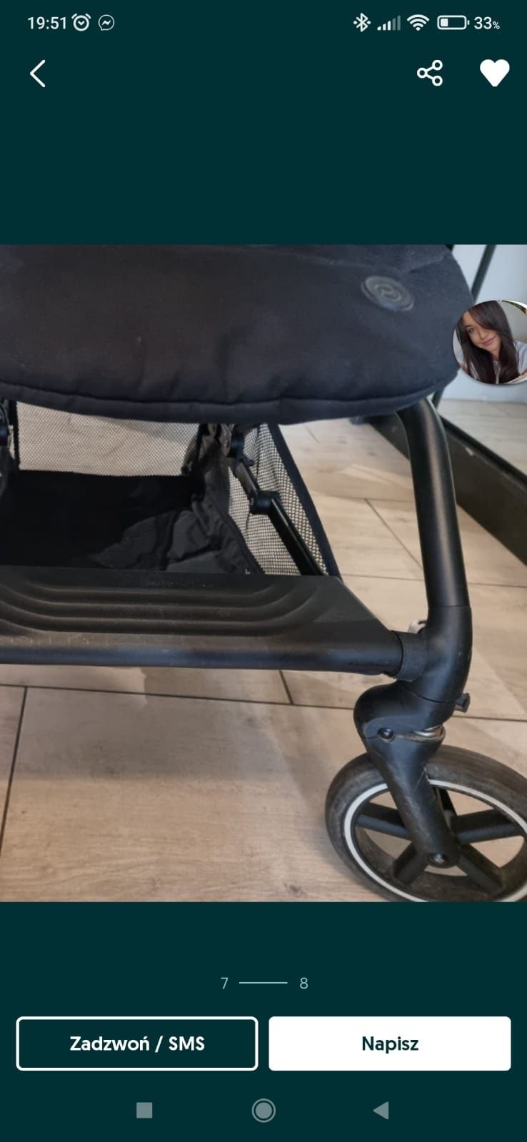 Cybex eezy s +2 czarny spacerówka