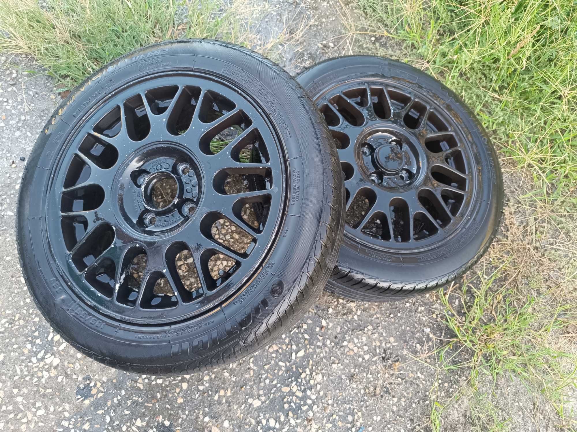 4 Jantes R 15 4x100 c/ pneus
