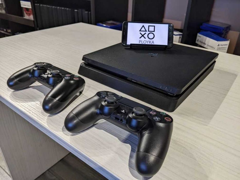 Магазин! Playstation 4 Slim  (1 или 2 джойстика) +Гарантия! 1TB!