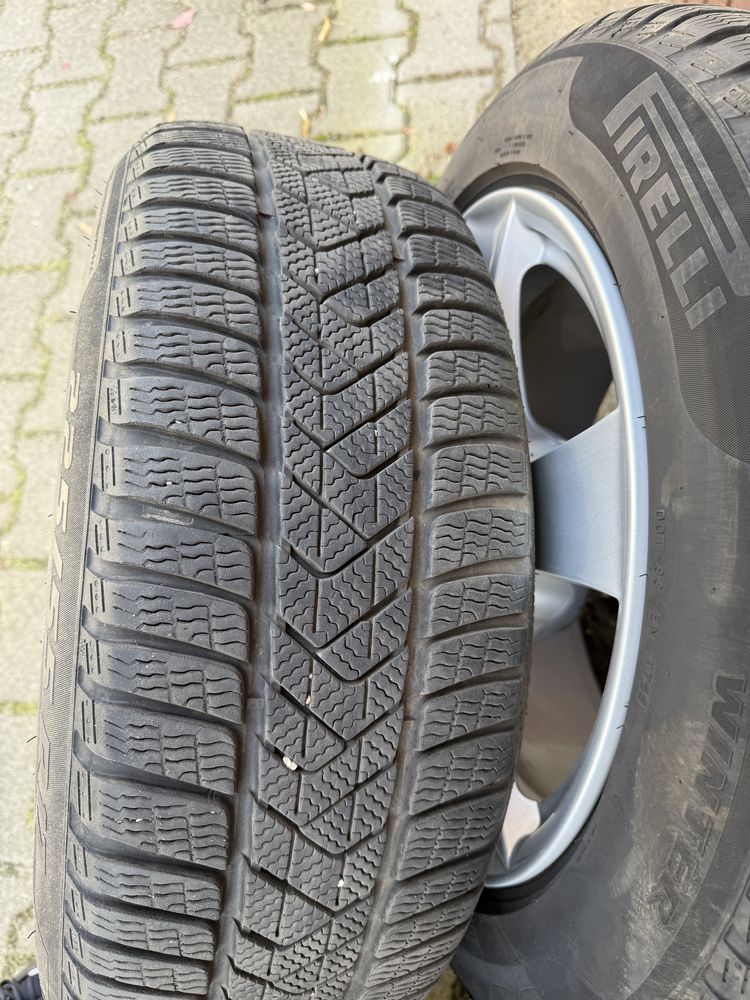 Koła felgi 5x120 opony zimowe pirelli 225 55 r 17 bmw dezent et34