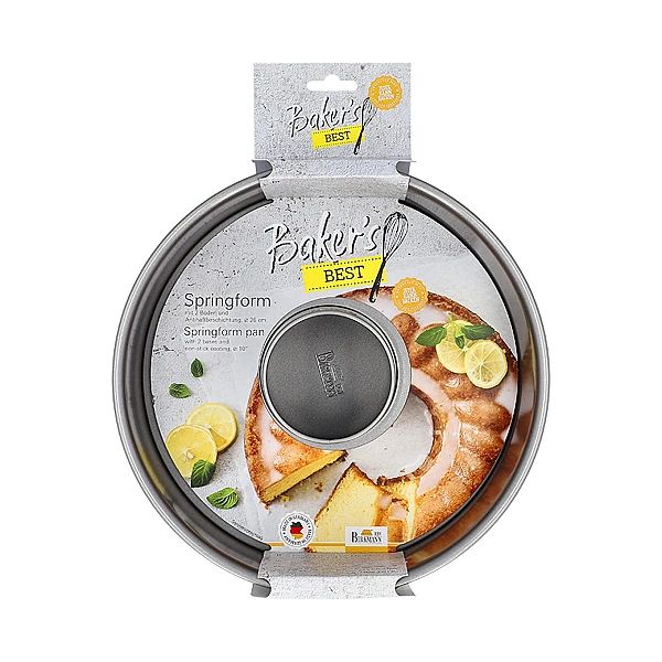 Tortownica dwa rodzaje dna 26 cm Baker's Best / Birkmann