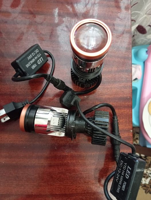 Світлодіодні LED лампи Y7 з лінзою h4