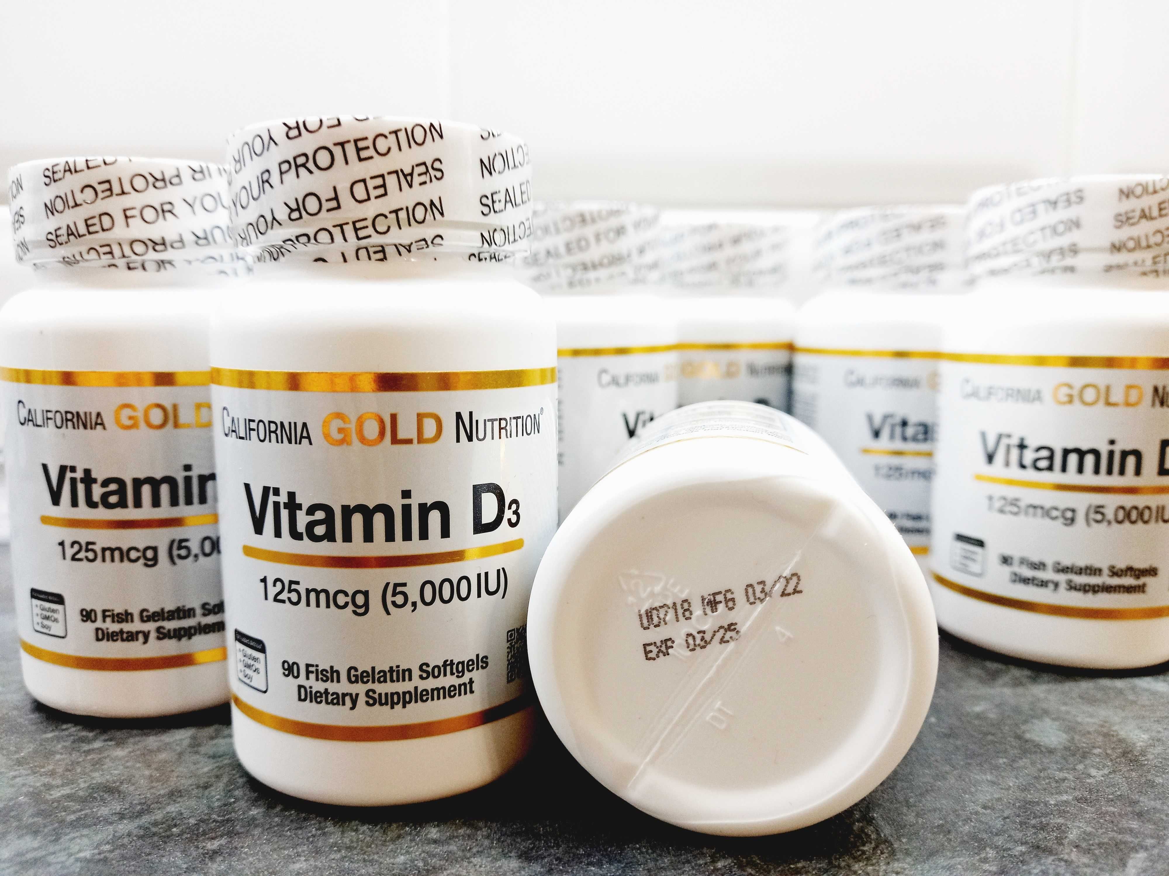 CGN, Vitamin D3 5000 МЕ (90 капс.), витамин D3, вітамін D3, D-3