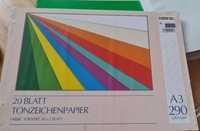 Papier barwiony nowy niemiecki A3
