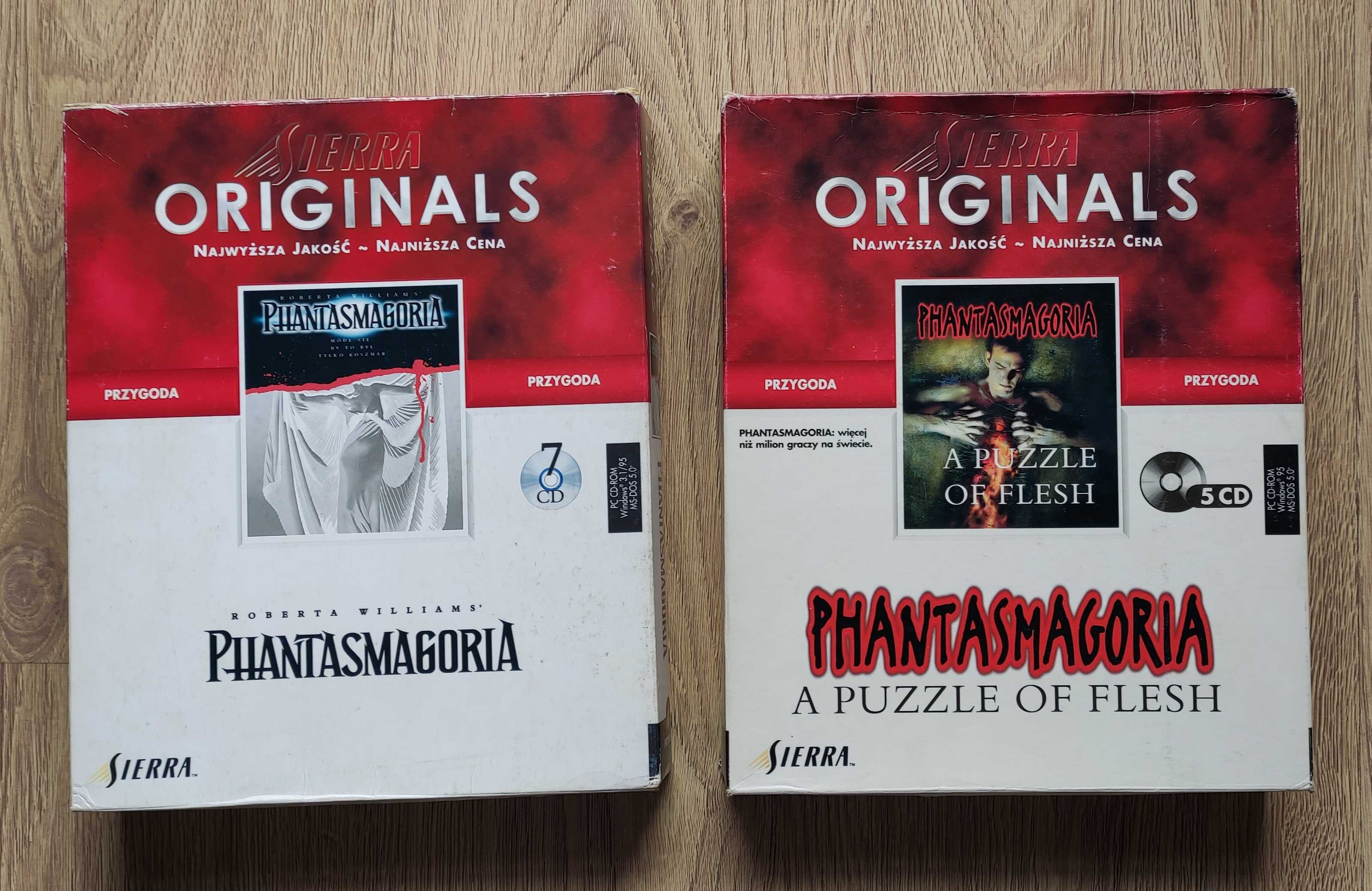 Phantasmagoria 1 + 2 PC PL komplet Big Box