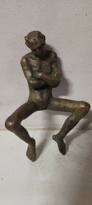 Figurka, rzeźba z mosiądzu