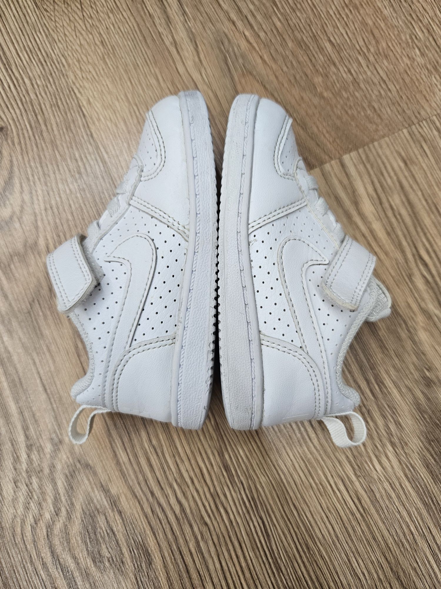 Белые кроссовки nike court borough low (psv) 23, 24 (15 см)