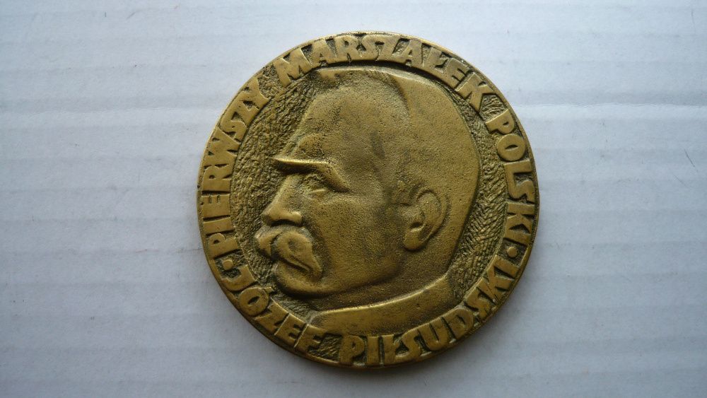Medal Józef Piłsudski Pierwszy Marszałek Polski 70 niepodległości 1988