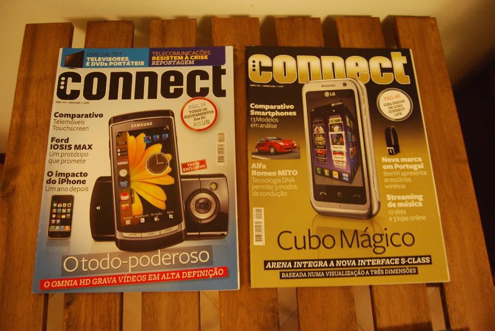 Revistas "Connect" - Vários números