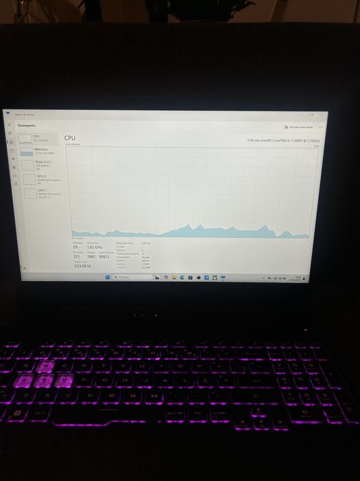 Notebook Gamer ASUS TUF F15 FX506HC